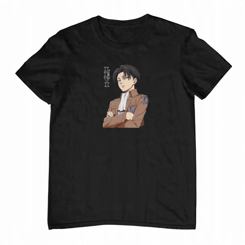

Attack on Titan Koszulka Levi Ackerman Manga Aot M