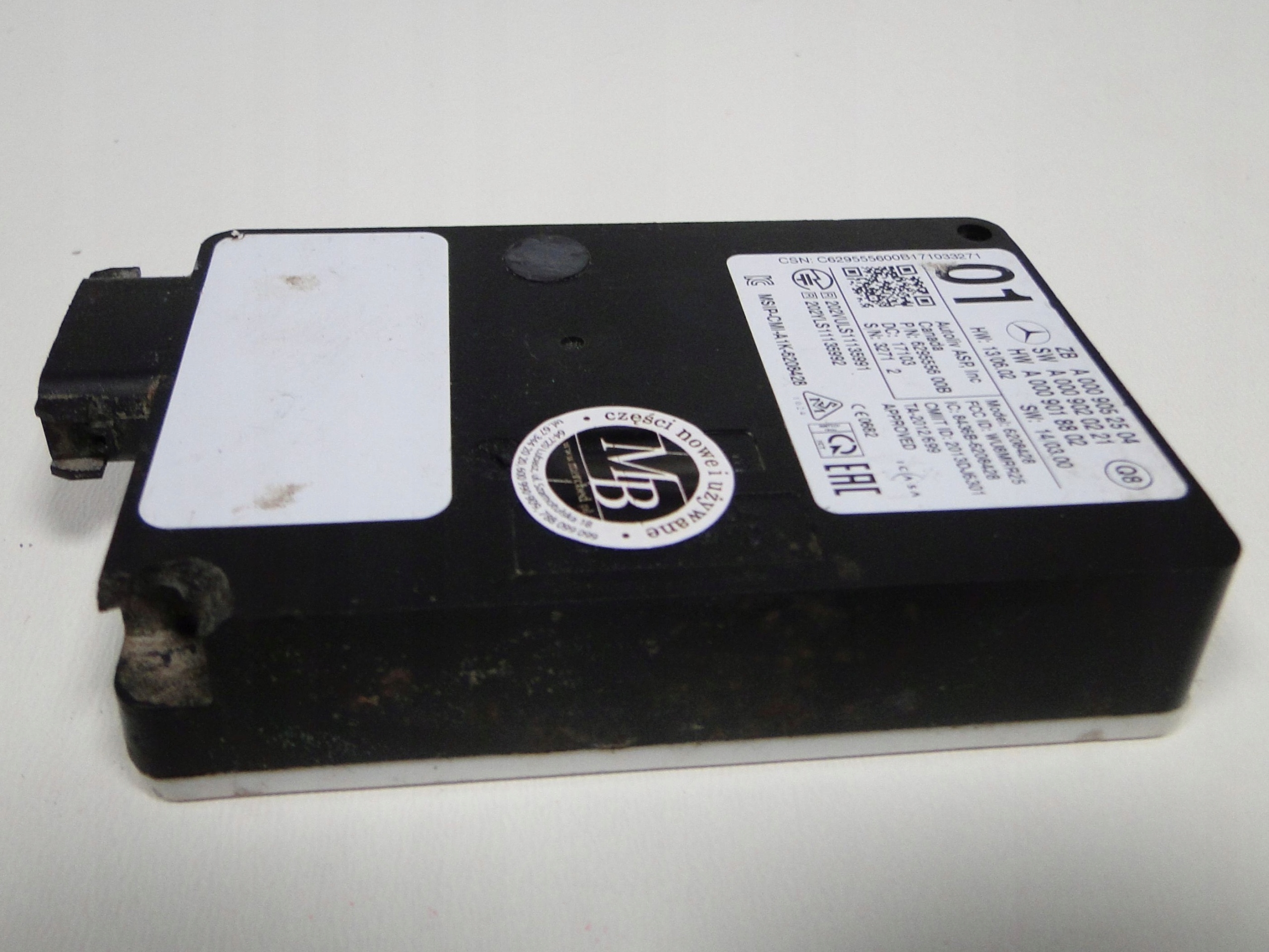 MERCEDES GLS X166 166 RADAR W ZDERZAK TYLNY ASYSTENT MARTWEGO POLA Numer katalogowy oryginału A0009052504