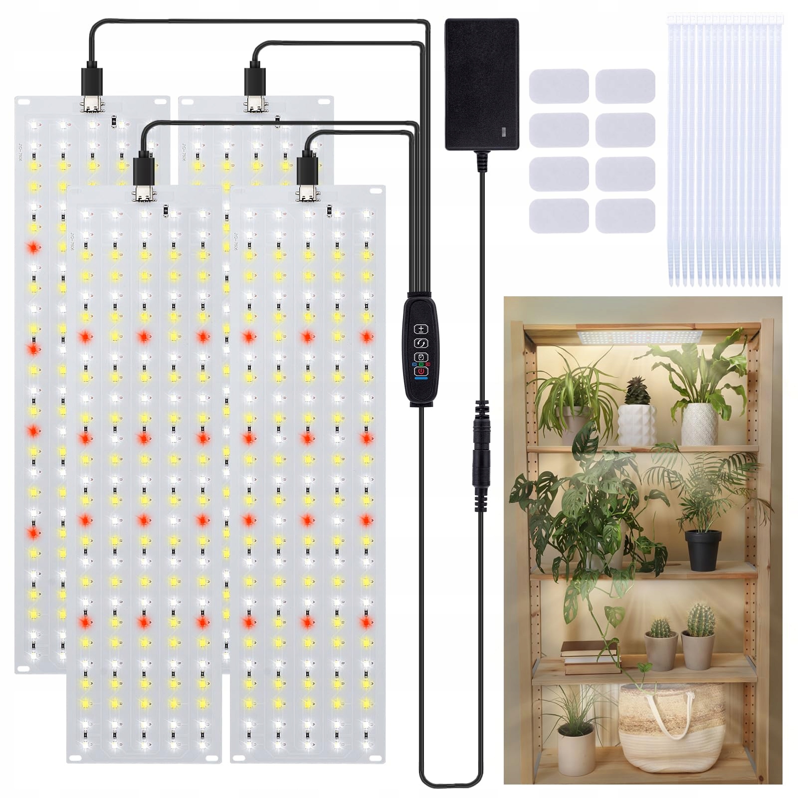 Full Spectrum Sluneční Světlo Lampa Pro Růst Pěstování Rostlin 30CM 4KS