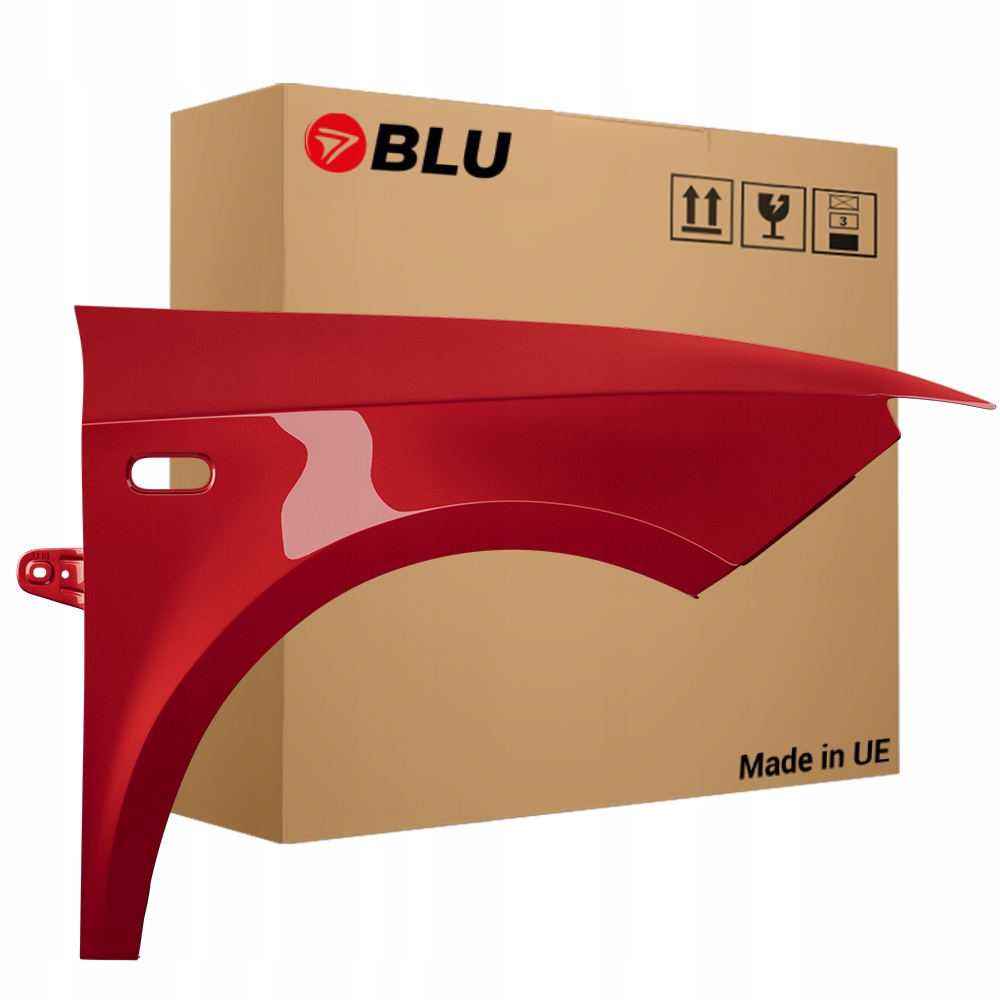 Blatník Blu Seat Ibiza IV 4 6J LS3X pravý červený 08-17 přední pozink