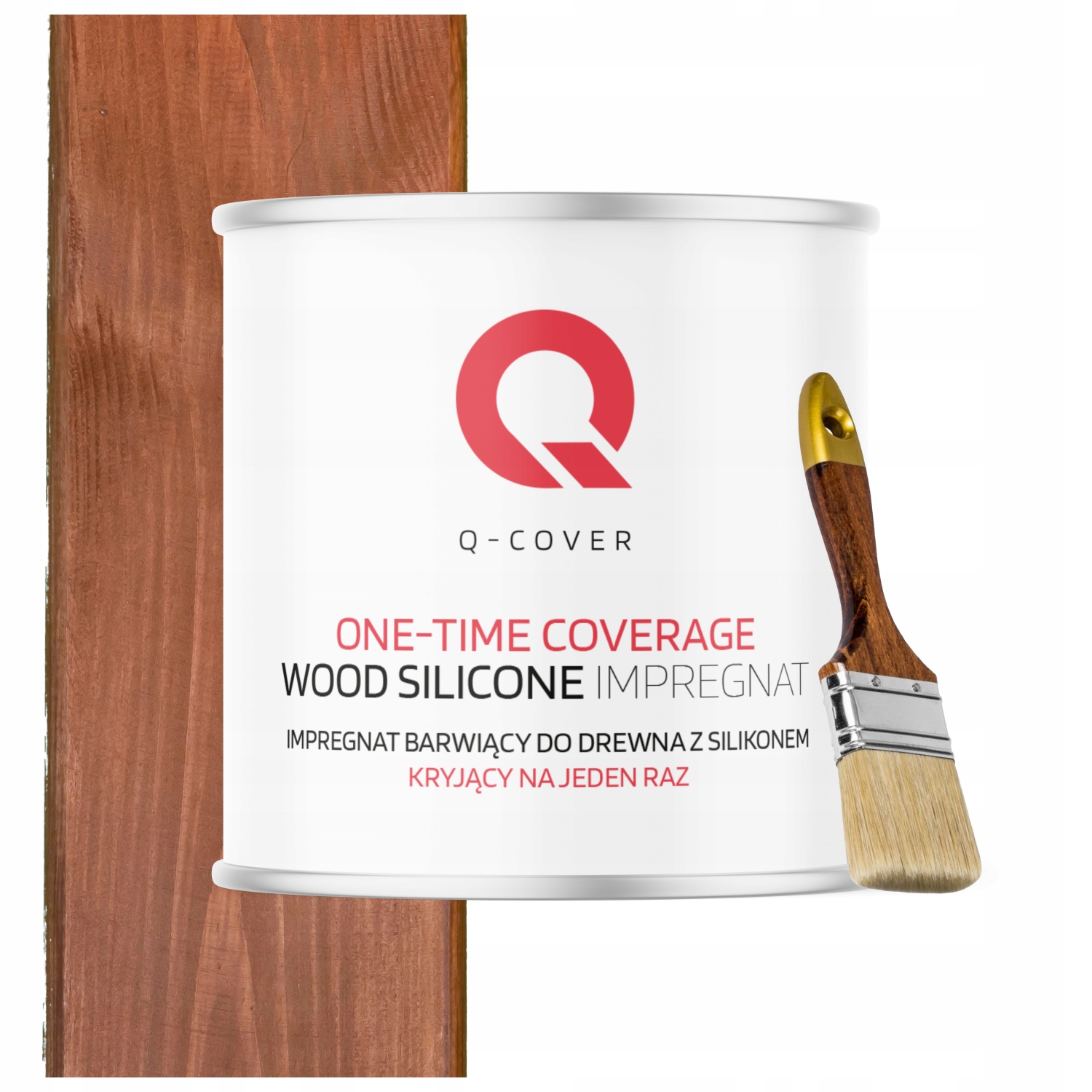 Impregnace Na Dřevo Na Jedno Použití Extra Barva Ořech 2,5L Dárek