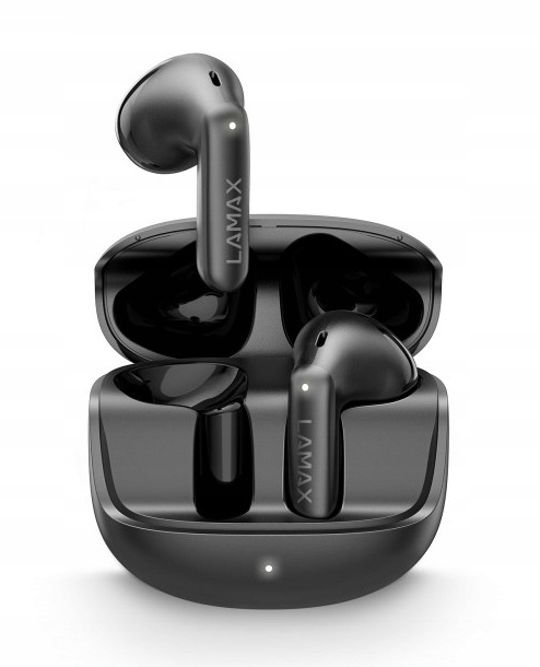Černá bezdrátová sluchátka do uší Lamax Bt 5.3 Usb-c Dosah 15 m Dotyk