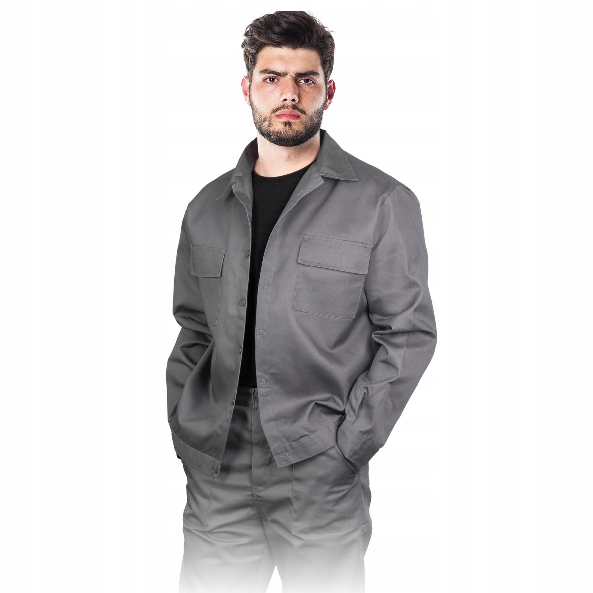 Bluza kurtka robocza ochronna monterska Reis Yes-j szara XXL