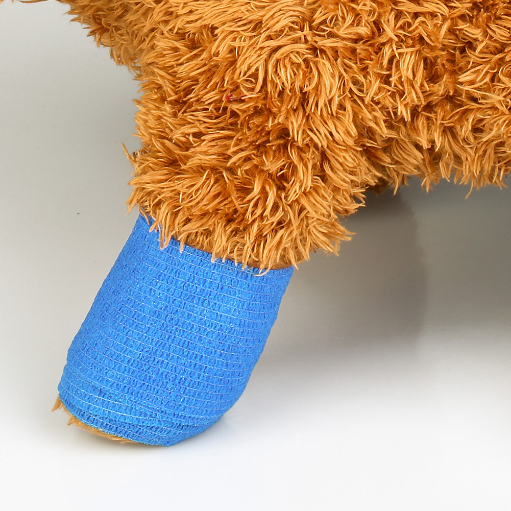 NIEBIESKI BANDAŻ ELASTYCZNY SAMOPRZYLEPNY ELASTYCZNY 4,6mx5cm Wyrób medyczny nie