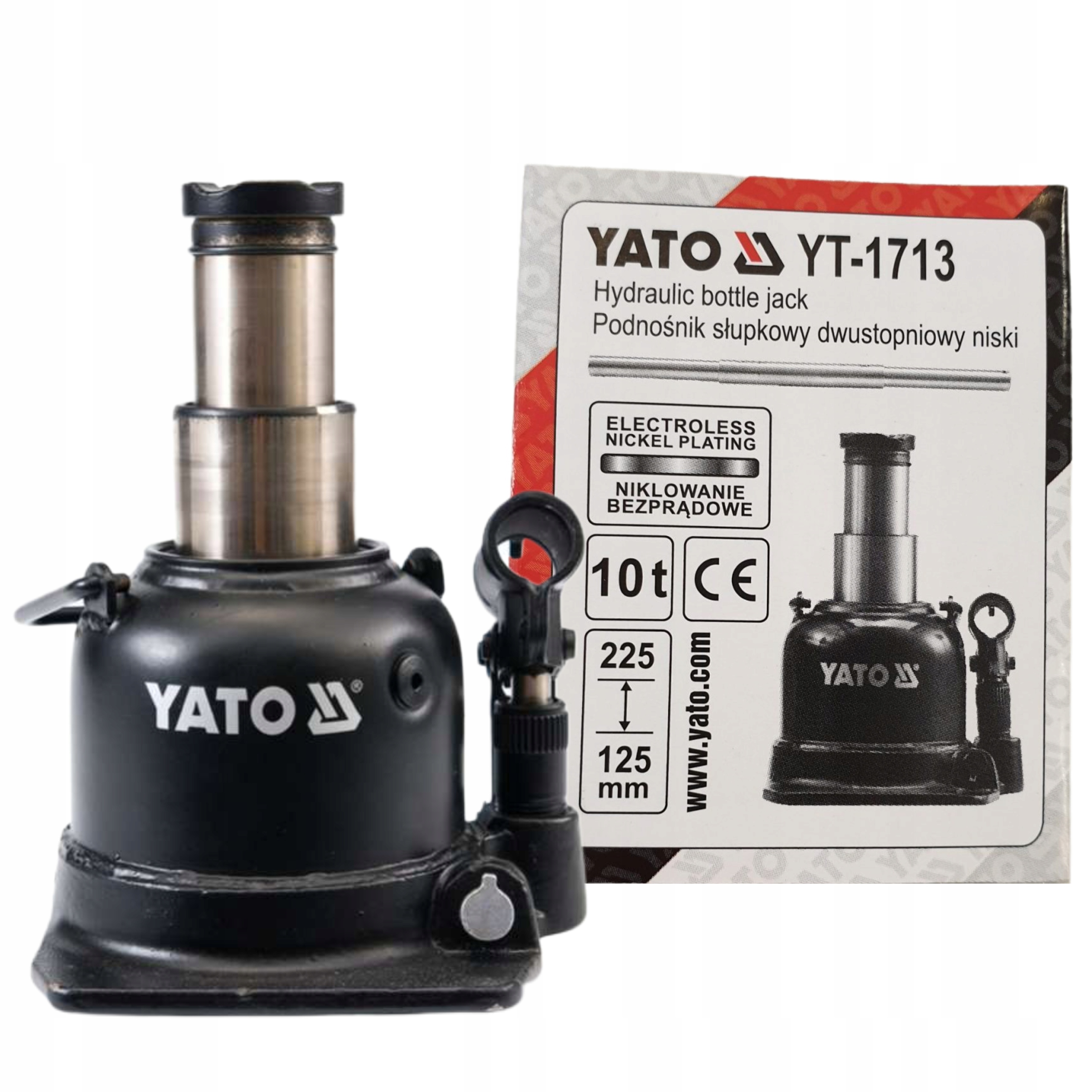 YATO YT-1713 ДВУХСТУПЕНЧАТЫЙ ПОДЪЕМНИК 10TON