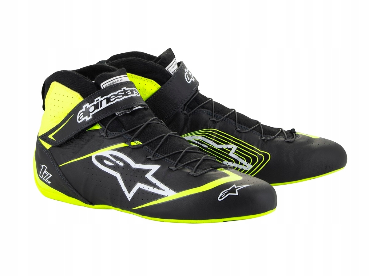 Topánky Alpinestars Tech 1-Z v3 Fia 8856-2018 čierno-žlté veľ 43,5