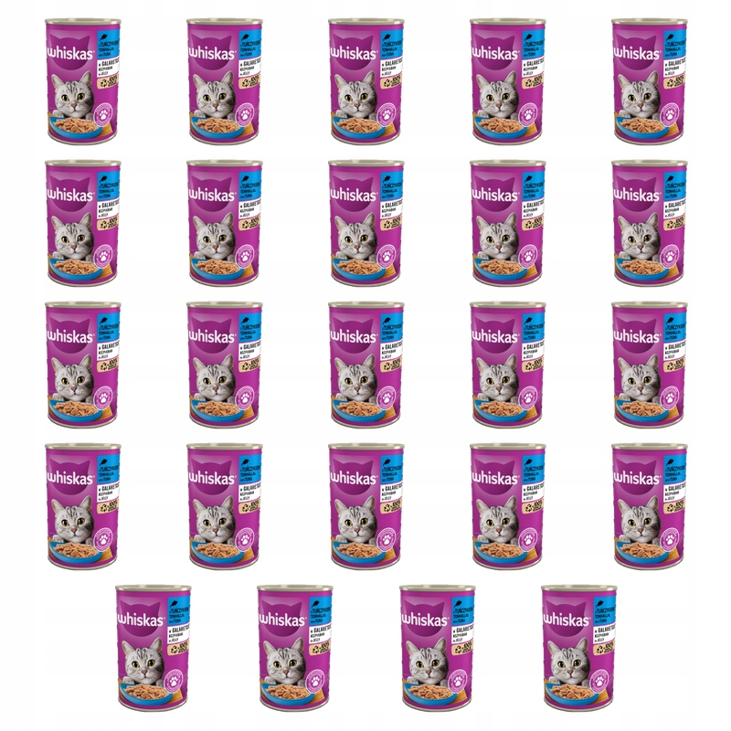 Whiskas krmivo v želé s tuňákem 400 g X24