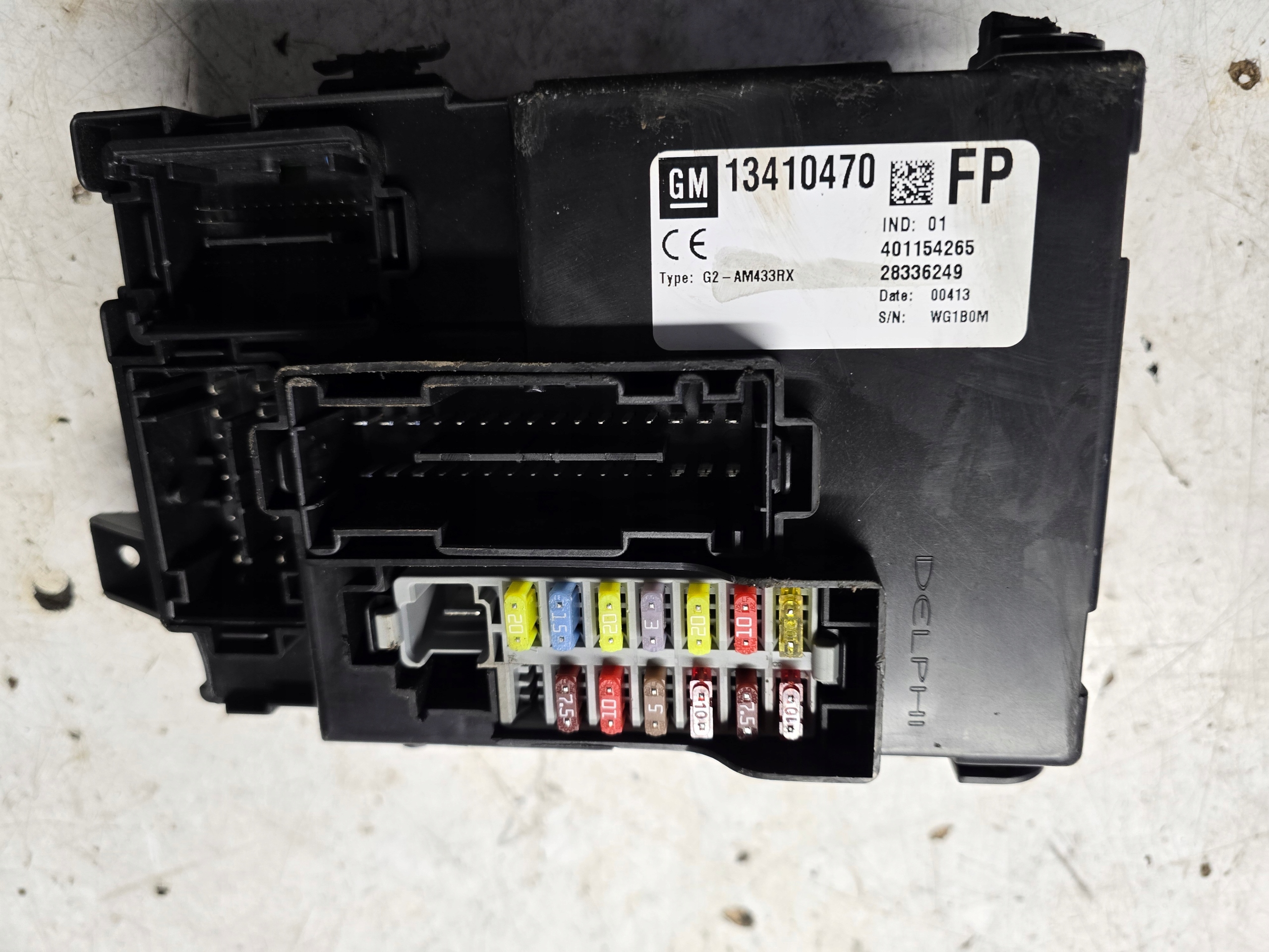 OPEL MERIVA B Unité commande confort BCM BSI 13410470 FP