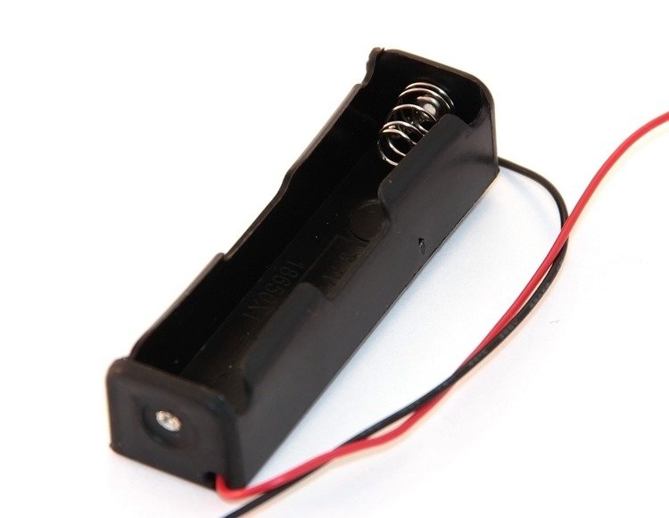 

Koszyk na akumulator 1x 18650 3,7V Li-Ion rc