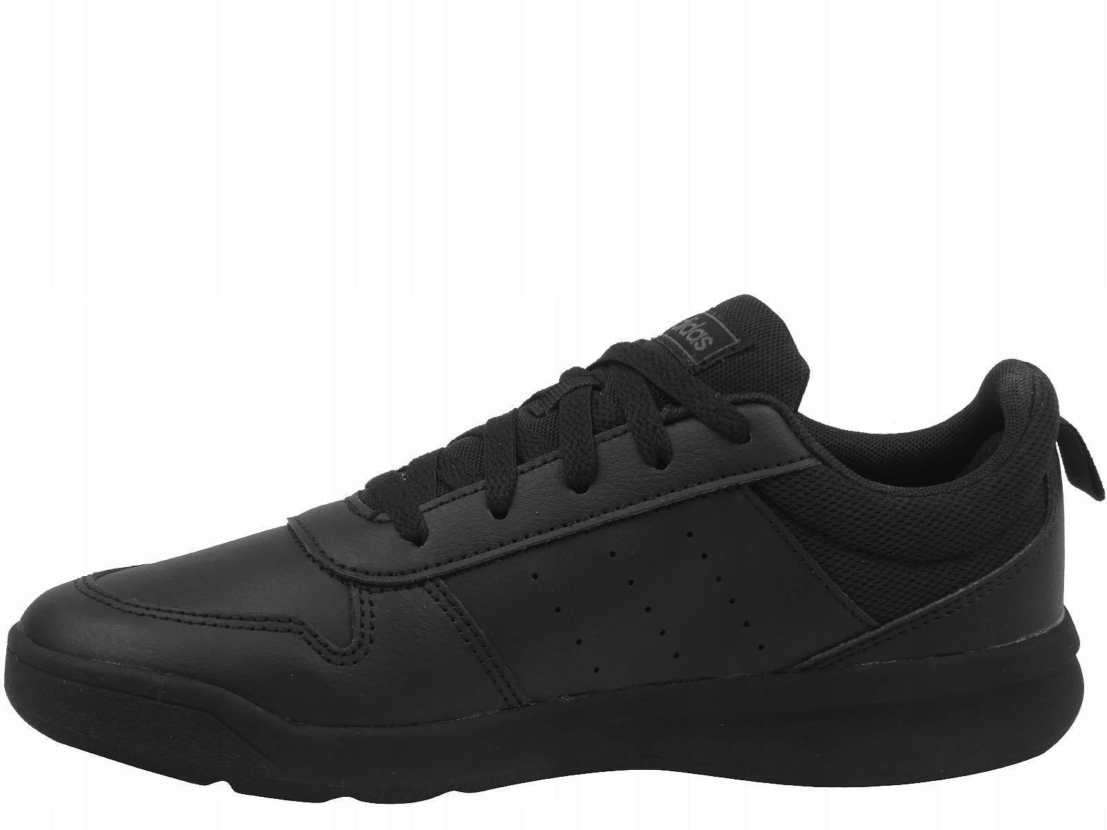 ADIDAS TENSAUR EF1086 BUTY SKÓRZANE TRAMPKI CZARNE Oryginalne opakowanie producenta pudełko