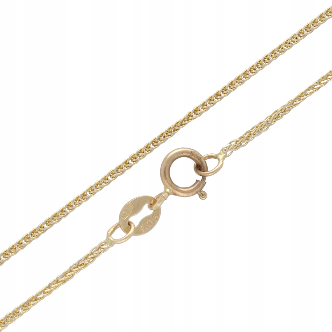 Zlatý řetízek Liščí ocas 50 cm 585