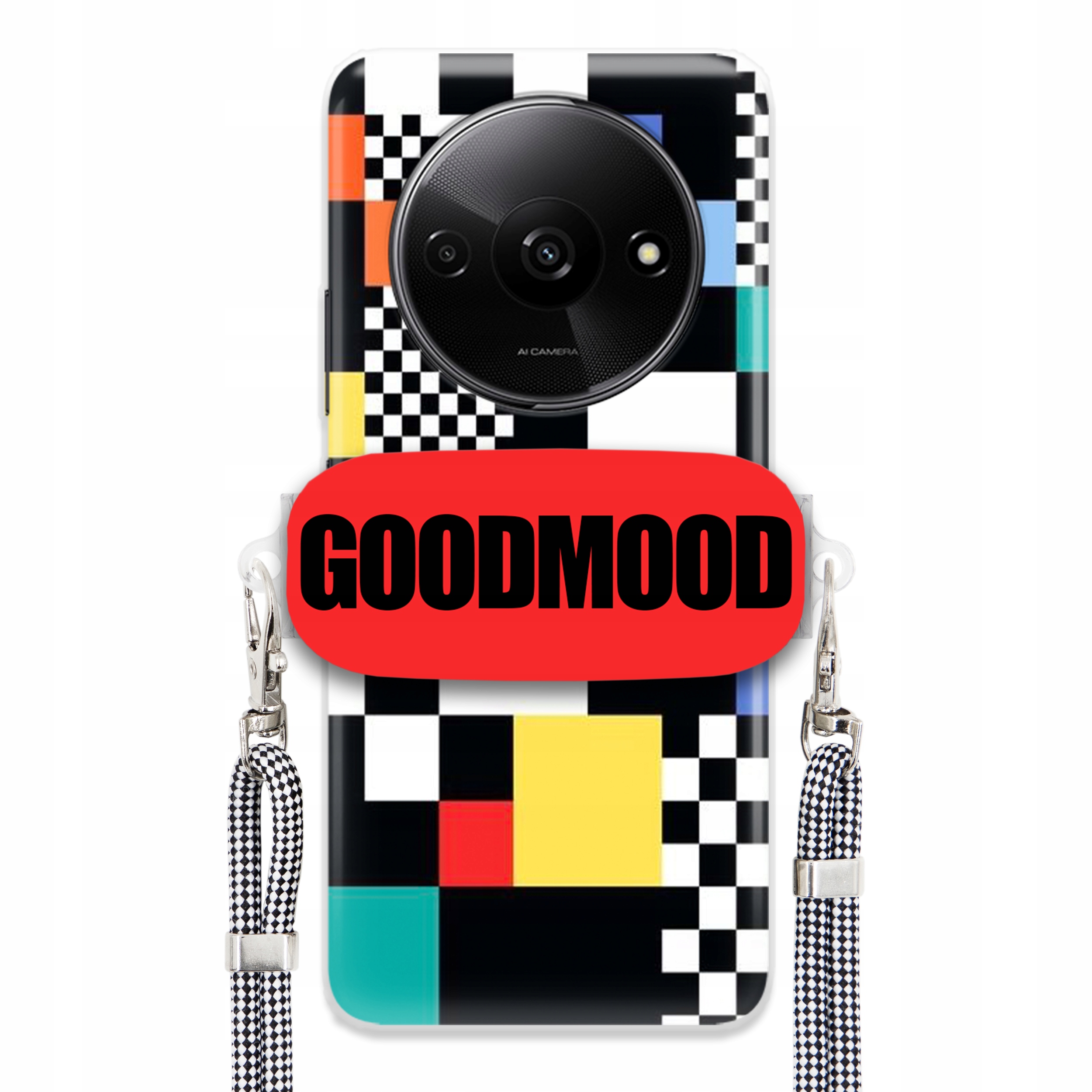 Pouzdro Pro Xiaomi Redmi A3 4G Case Držák Na Vodítko Zebra Telefonu Pixelart MIX Wz