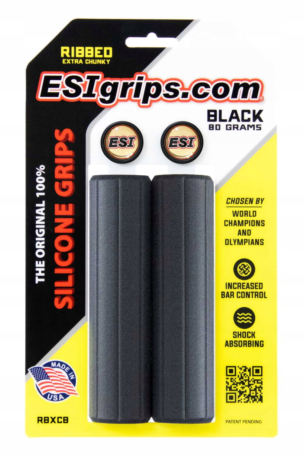 Esi Grips chwyty Ribbed Extra Chunky czarne