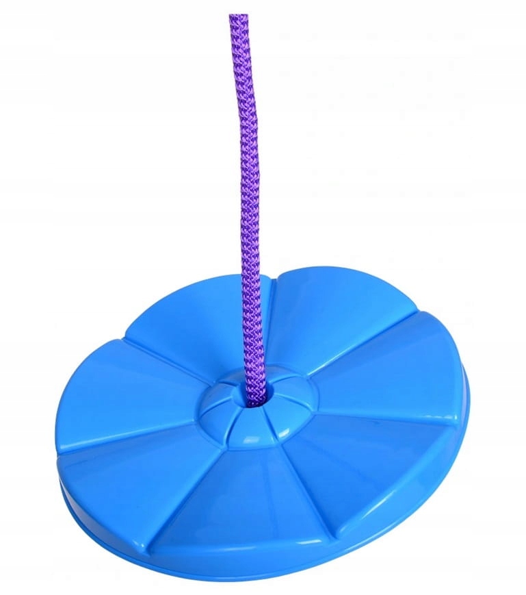 MOCNA POLSKA HUŚTAWKA STOKROTKA OKRĄGŁA DESKA 75KG