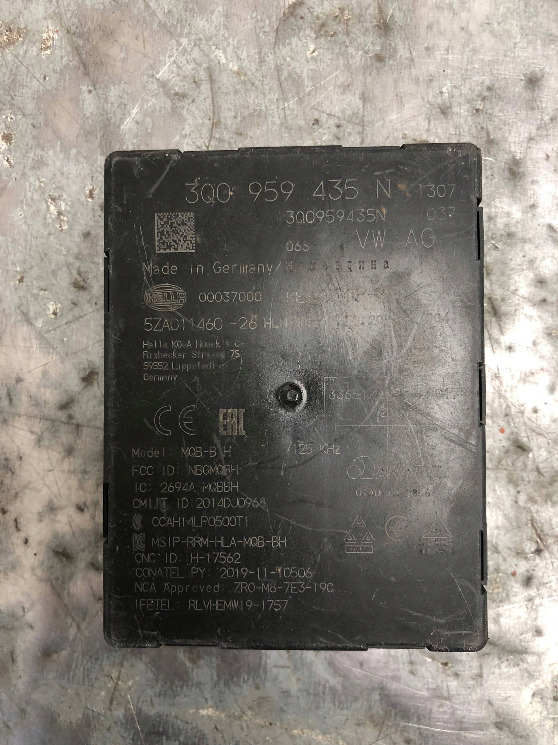 module control unit KESSY KEYLESS VW SKODA AUDI 3Q0959435N