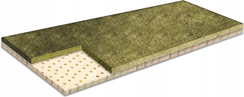 Nakładka materac 180x200 lateks trawa morska usztywniony oddychający 4,5 cm