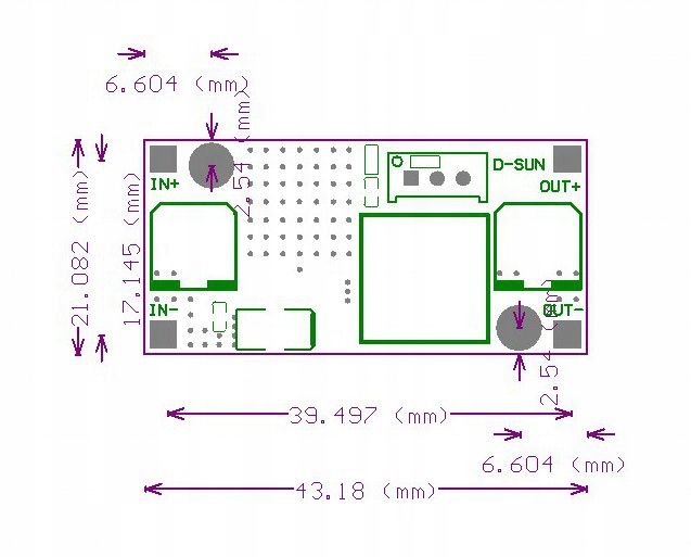Przetwornica step-down LM2596 DC 3.2-35V 3A do 1.25-32V obniżająca napięcie Producent Inna