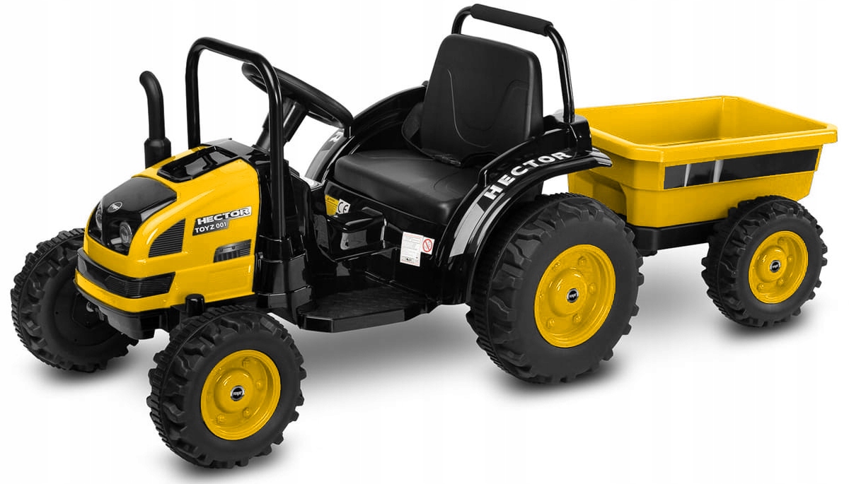 POJAZD NA AKUMULATOR TRAKTOR HECTOR YELLOW TOYZ-7142