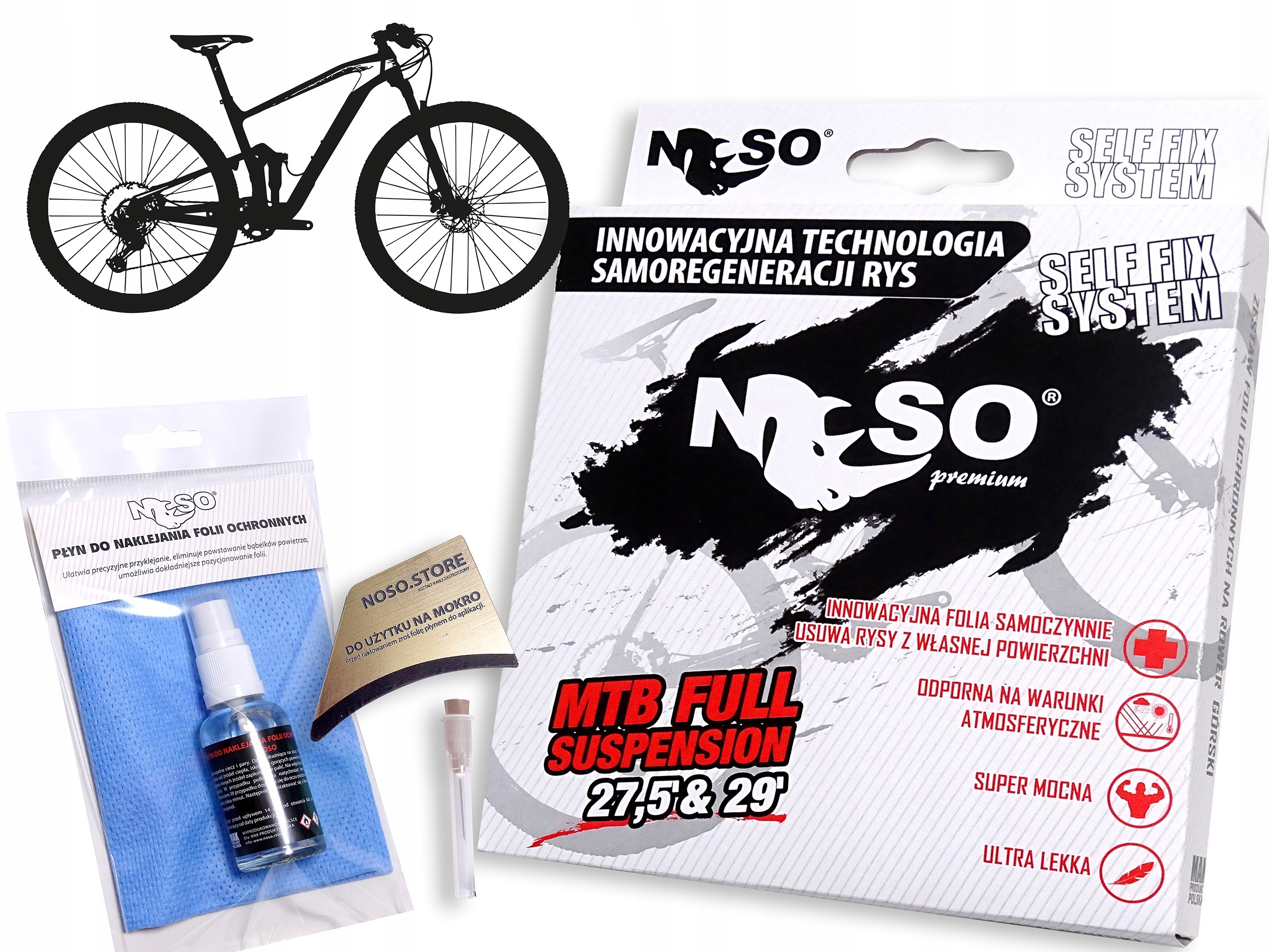 Fólie Mtb Full Suspension sada XXL|fólie s-reg Ppfu Elite mat