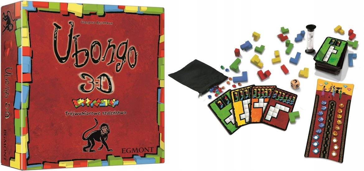 

Egmont Ubongo 3d gra planszowa towarzyska rodzinna