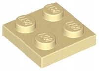 

Lego 3022 plytka 2x2 piaskowy tan 10 szt Nowy
