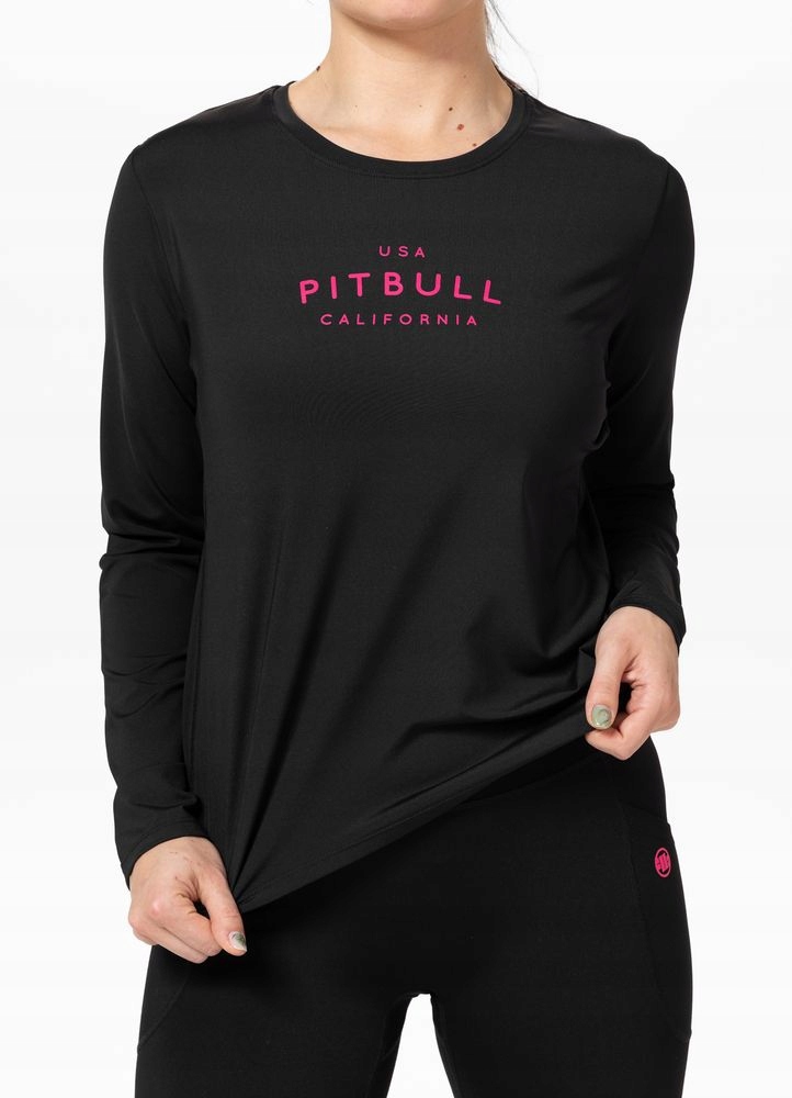 Damski Longsleeve sportowy Pitbull Treningowa Koszulka długi rękaw Avenida