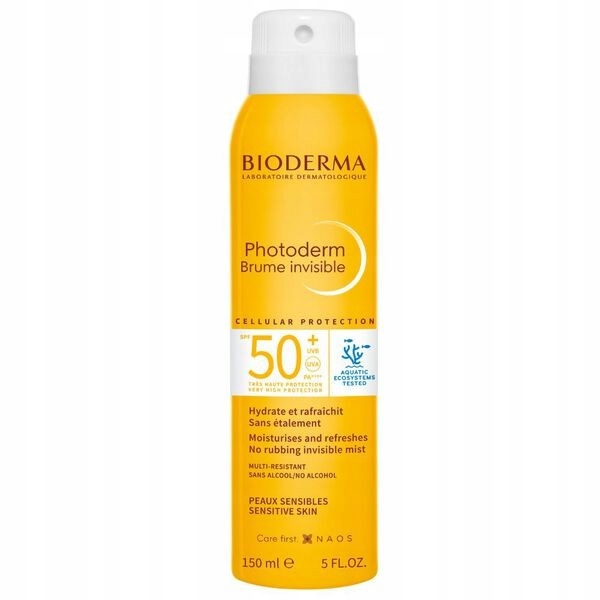 Bioderma Photoderm Invisible Spray do opalania transparentny SPF50 150ml