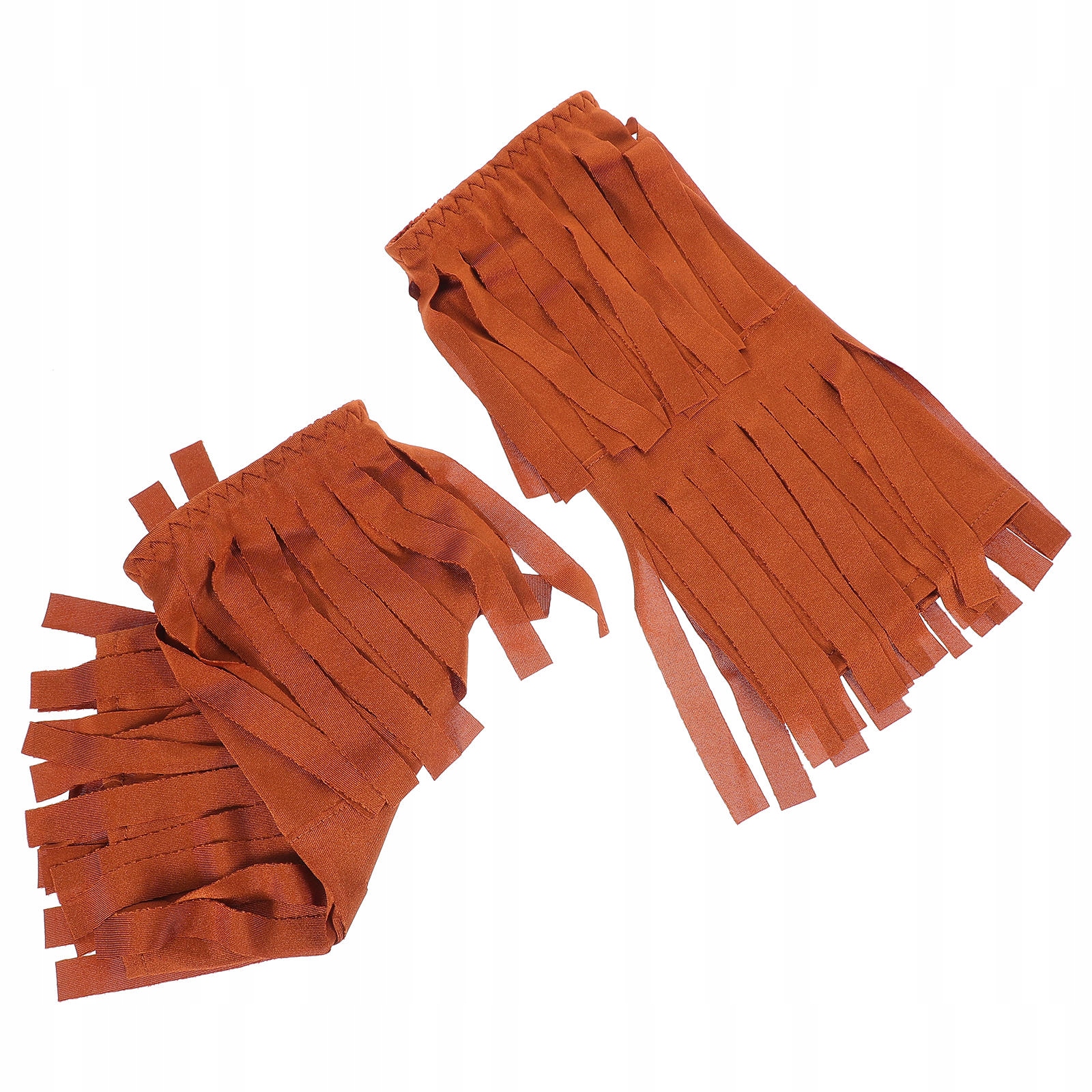 1PARA DAMSKICH OCHRANIACZY NA BUTY Z BRĄZOWYMI FRĘDZLAMI