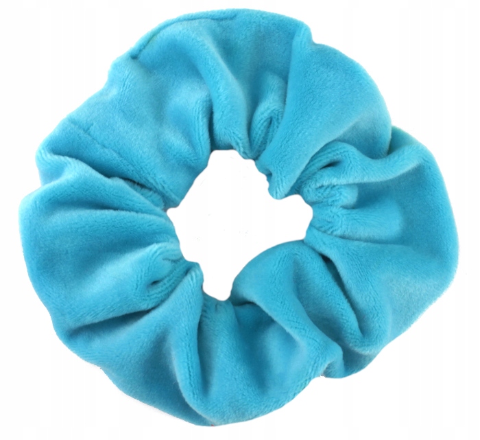 

Gumka Do Włosów Scrunchie Welur Turkusowa