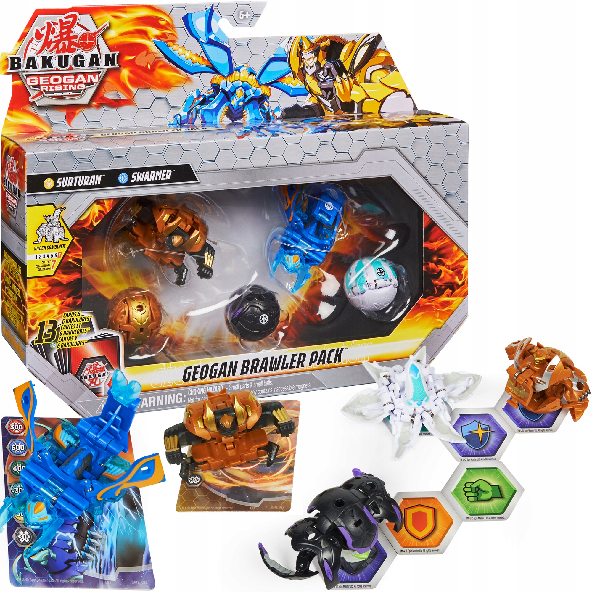 

Bakugan Geogan Rising Zestaw Brawler 5 Figurek
