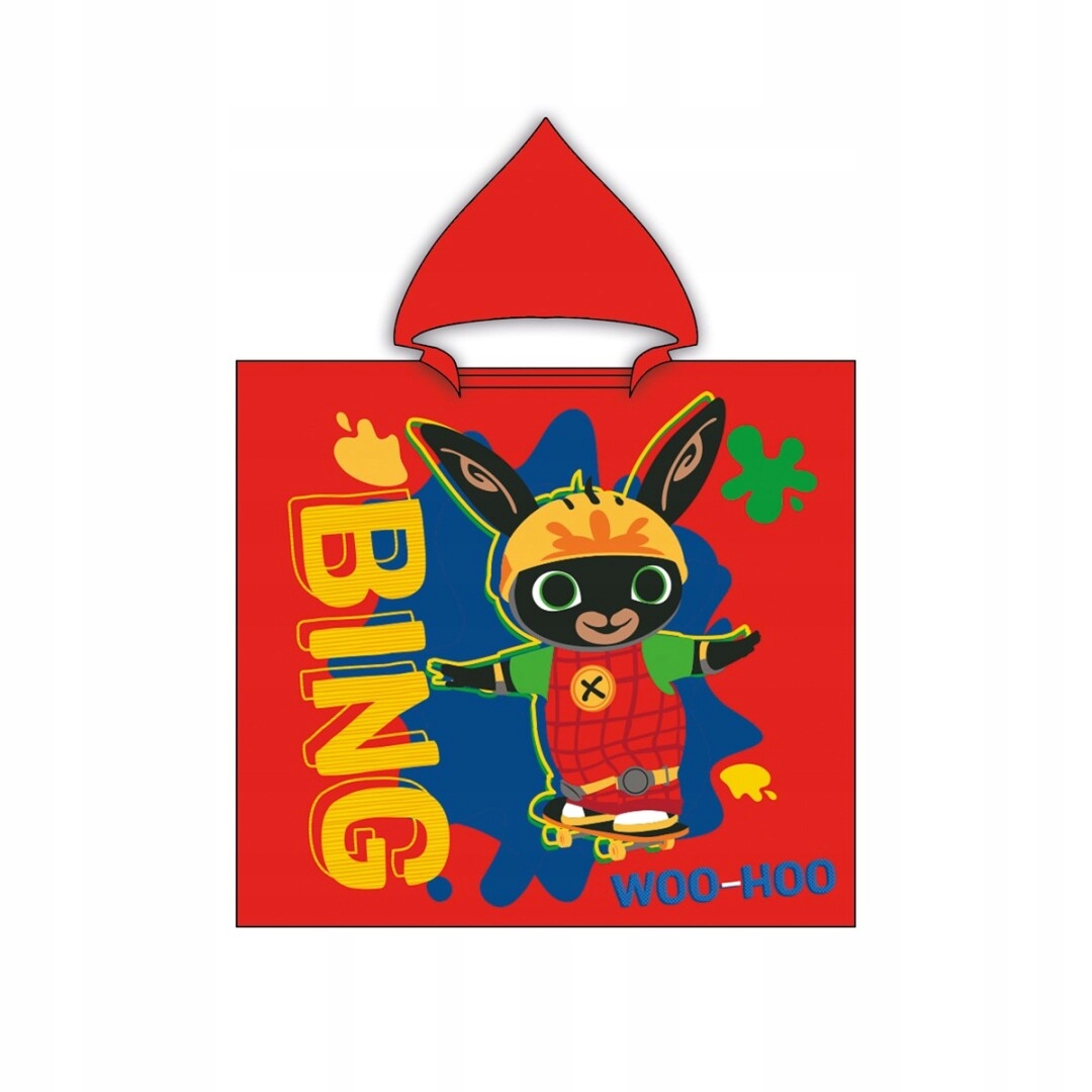 

Poncho Dziecięce 55X100 Bing Szybkoschnące Miękkie