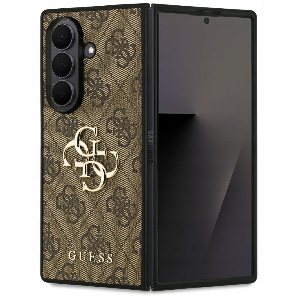 Pouzdro Guess pro Galaxy Z Fold7 kryt na smartphone obal zadní kryt hnědá