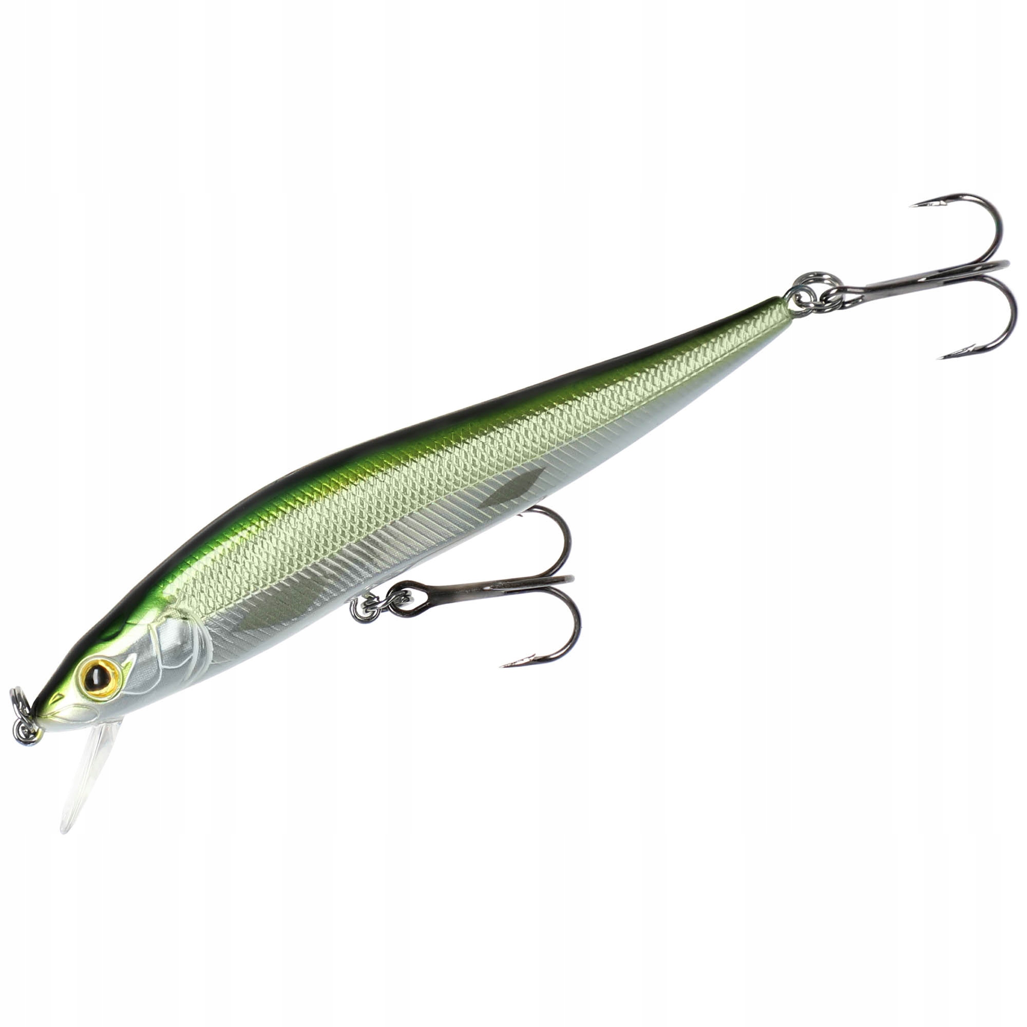 Wobler Fishunter Ghost Mikado 8cm Olive Bleak Neutralny