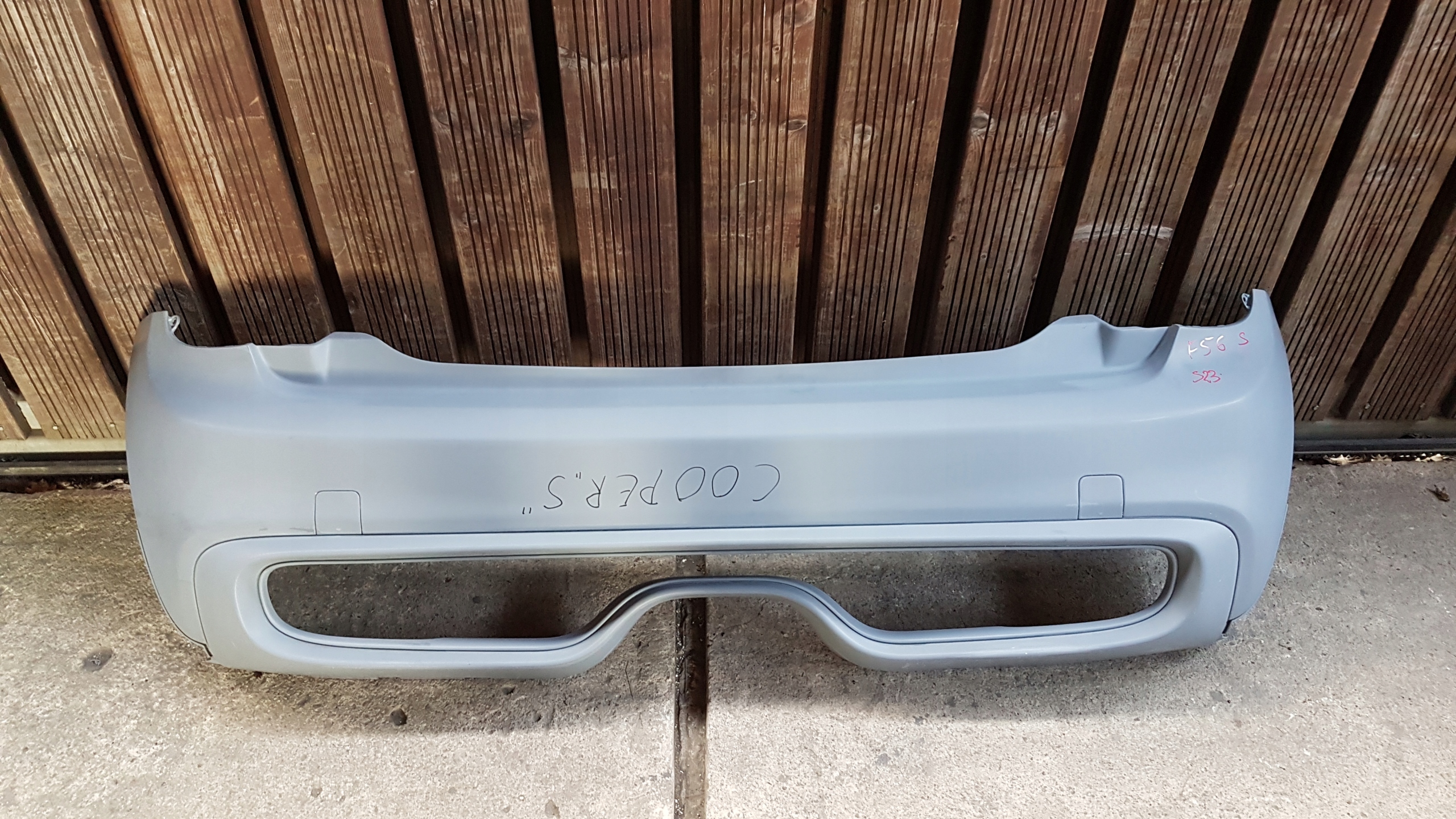 bumper rear MINI COOPER F56 S SPORT