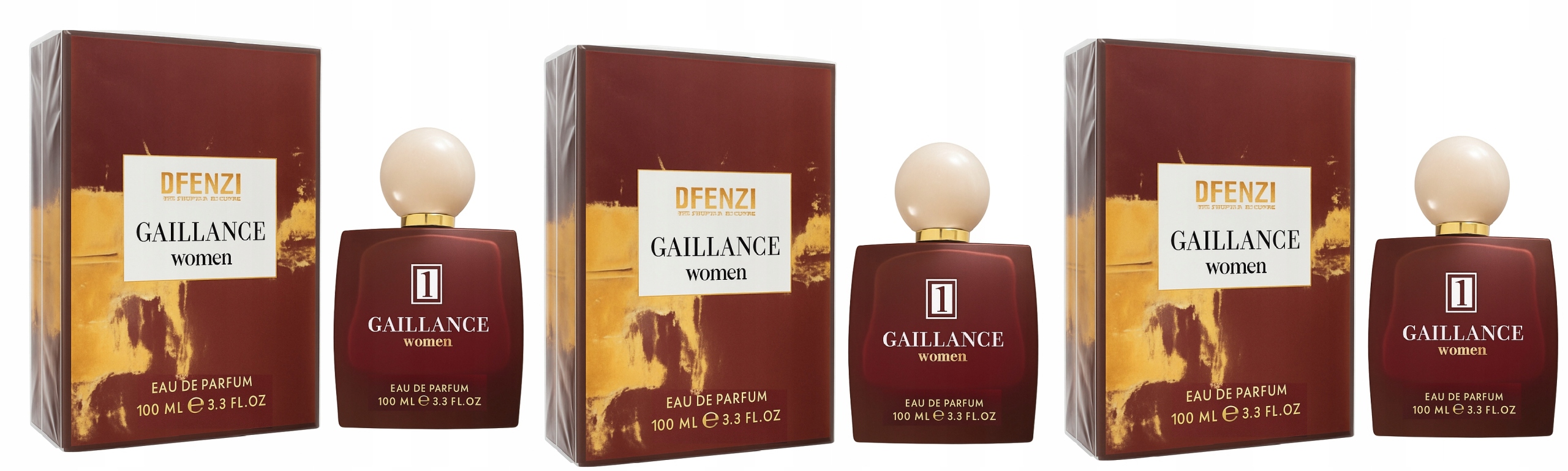 JFenzi Gaillance Women 3x100 ml parfémovaná voda pro ženy