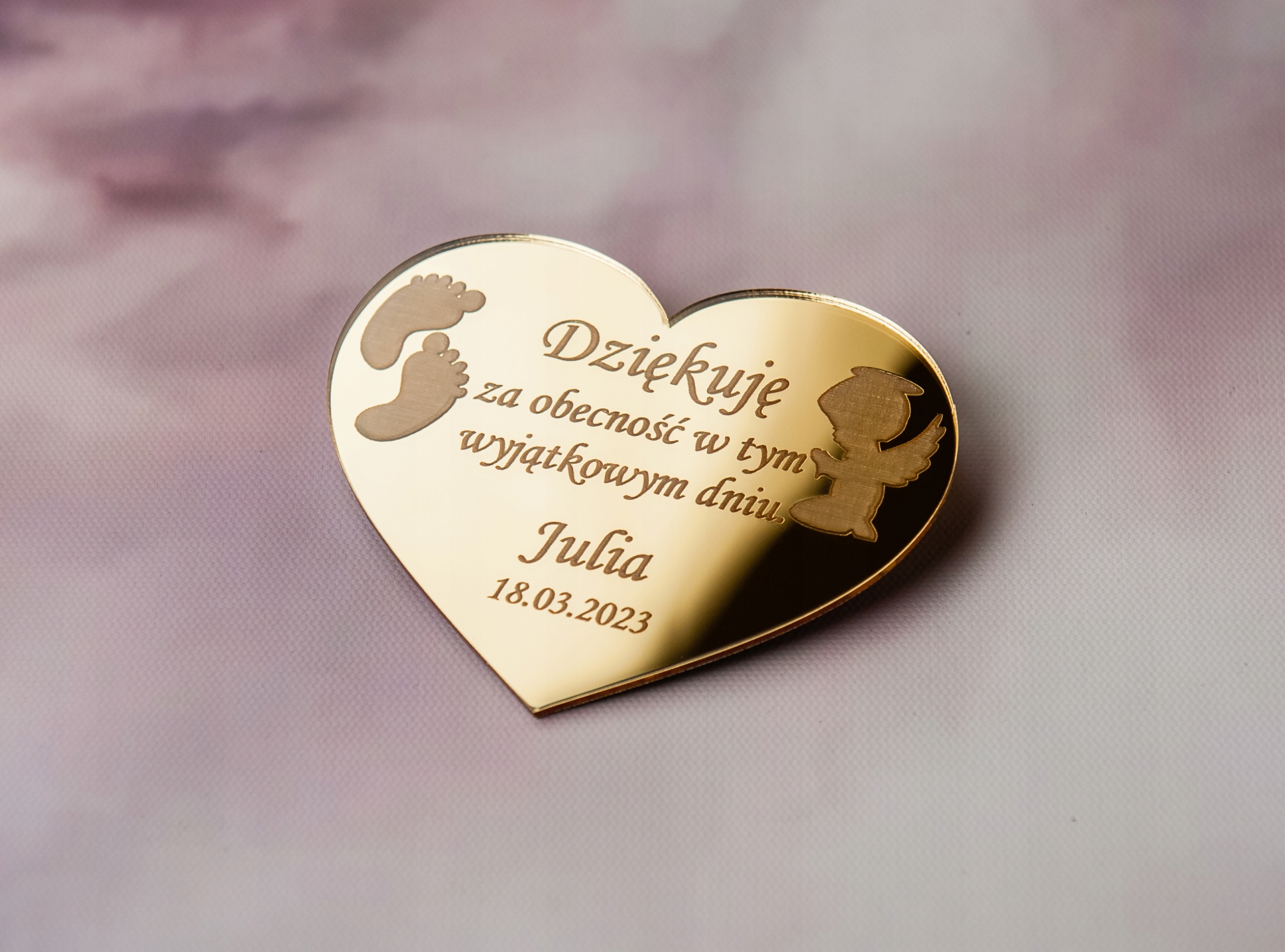 Podziękowania magnesy na chrzest MCZ-2 EAN (GTIN) 5905359352488