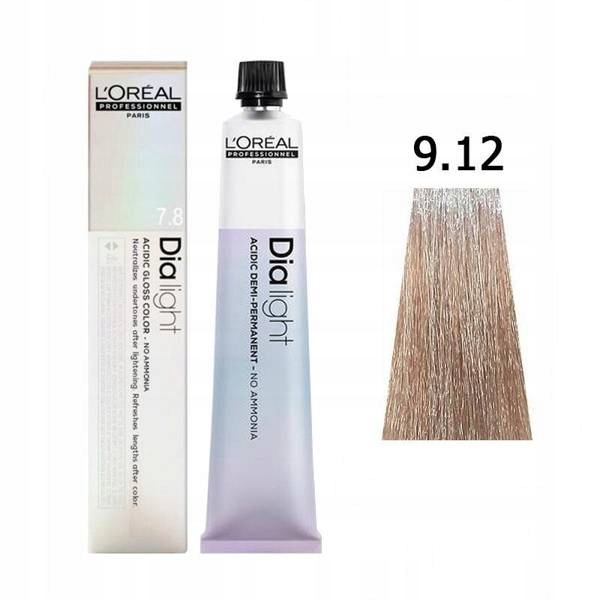 

Loreal Dia Light farba bez amoniaku 50ml 9.12