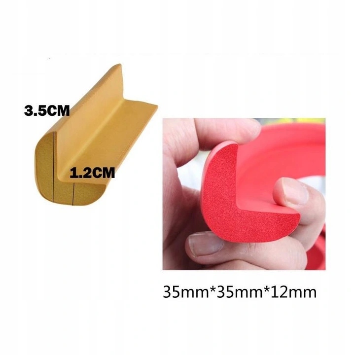 PIANKA CZARNA OCHRANIACZ TAŚMA PIANKOWA KANT RÓG Kolor czerń