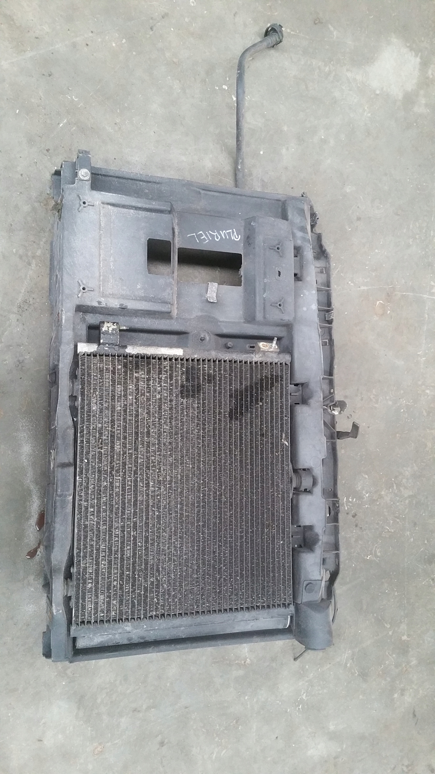 support panel for radiators pillar iron Citroen Pluriel