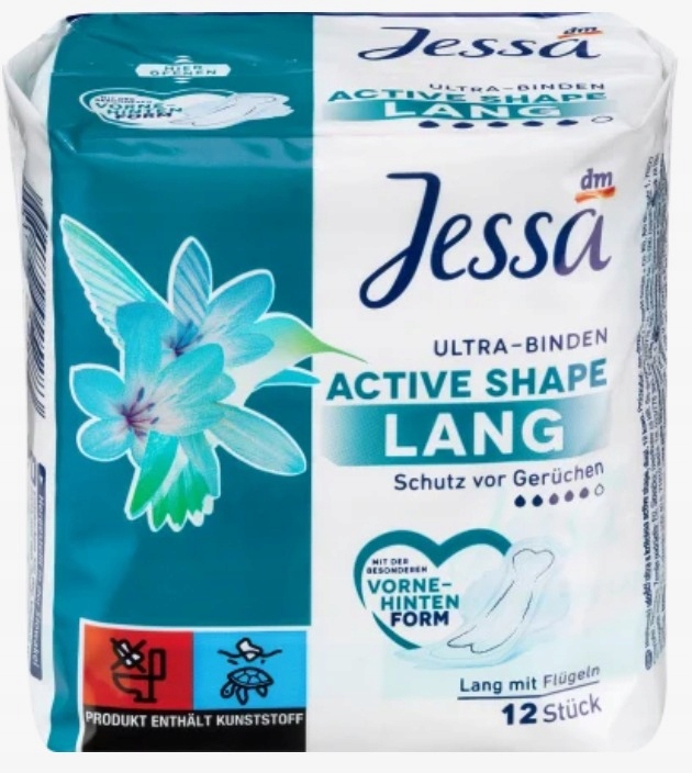 

Jessa Aktive Shape Podpaski długie 12szt