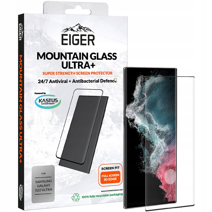 

Szkło hartowane Eiger do Galaxy S22 Ultra szybka