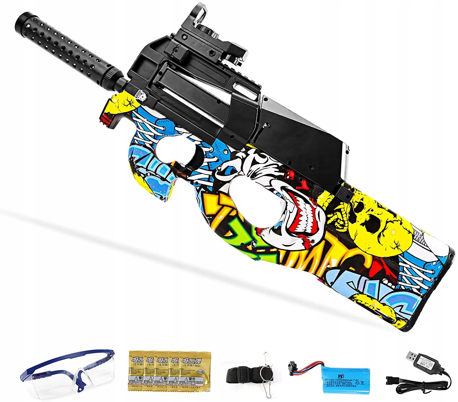 

Karabin Automat Kulki Żel P90 Pistolet Wyrzutnia