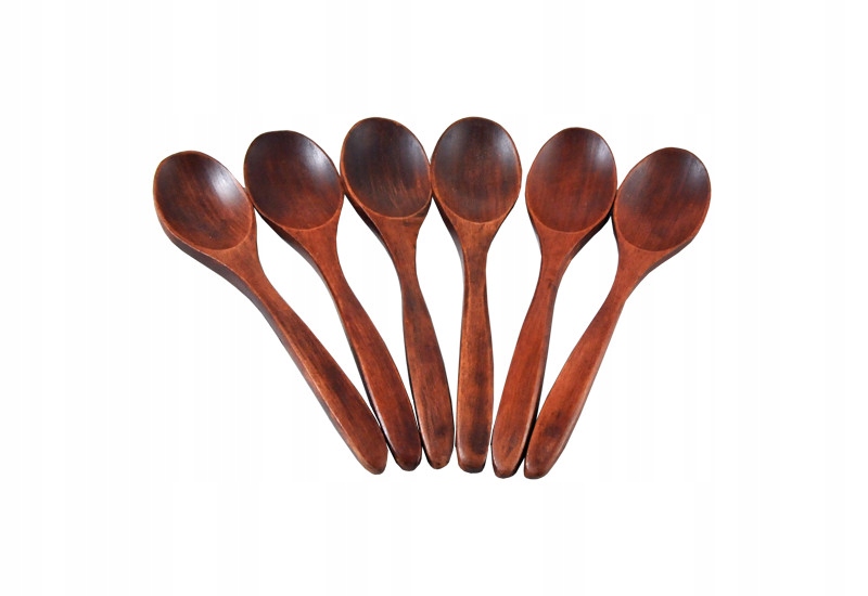 

Komplet drewnianych łyżek 14 cm 6 szt. [3506012]