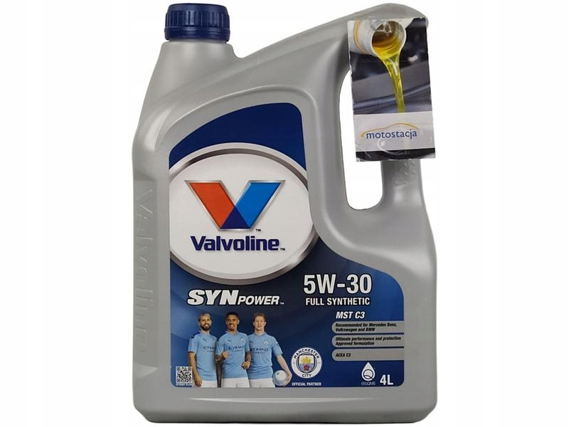 VALVOLINE SYNPOWER MST C3 5W30 SN/CF DEXOS2 8L Rodzaj syntetyczne