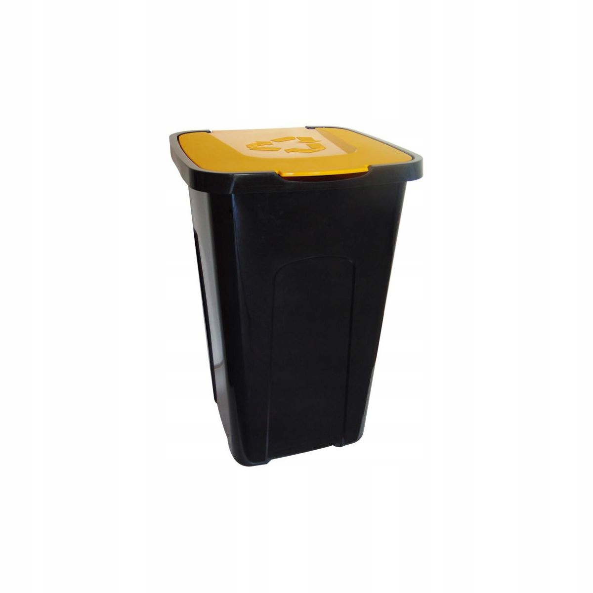 Levně odpadkový koš, nádoba na tříděný odpad, 50 l, žlutá barva