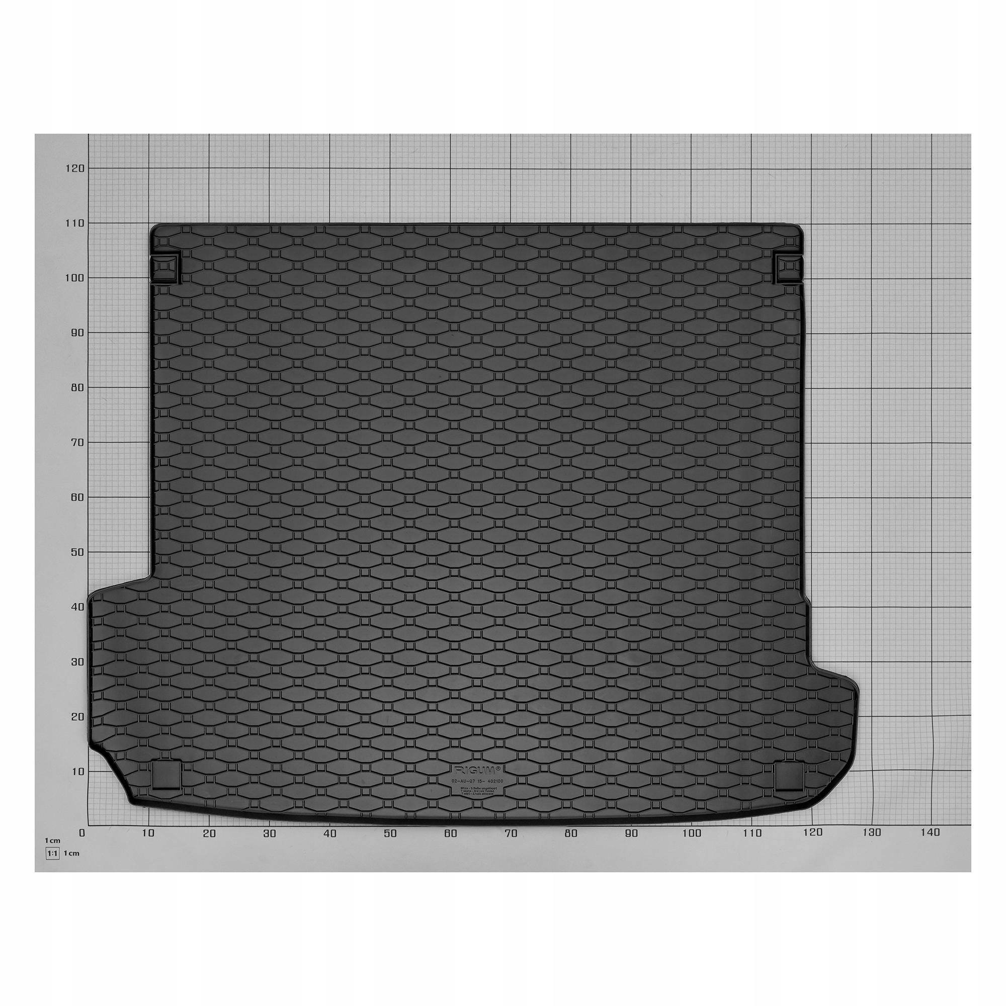 Zestaw dywaników do AUDI Q7 5 miejsc od 2015 Materiał guma