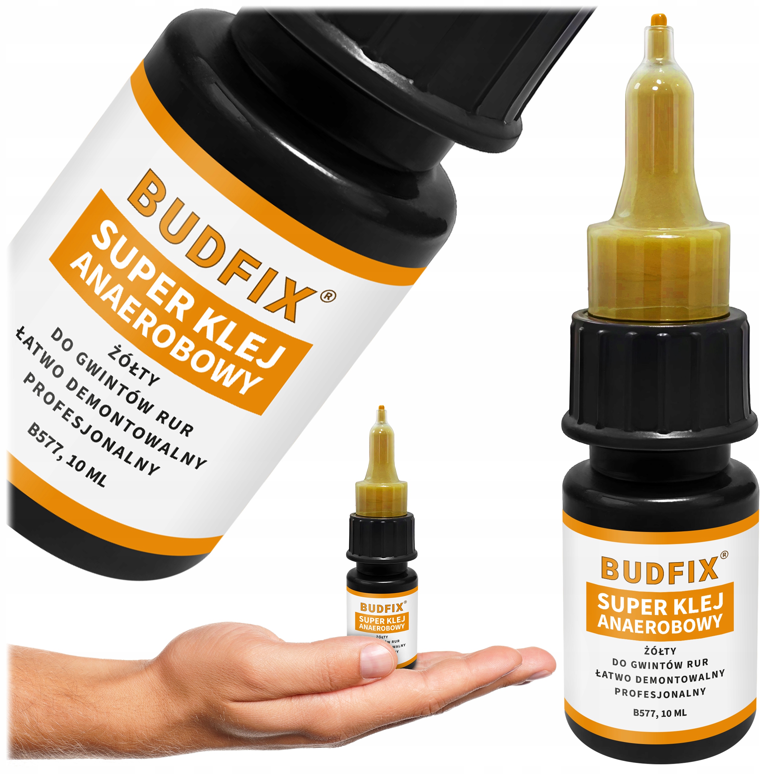 Uszczelniacz Do Gwintów Rur anaerobowy Zamiast Pakuł 10ml 577 Bezpieczny