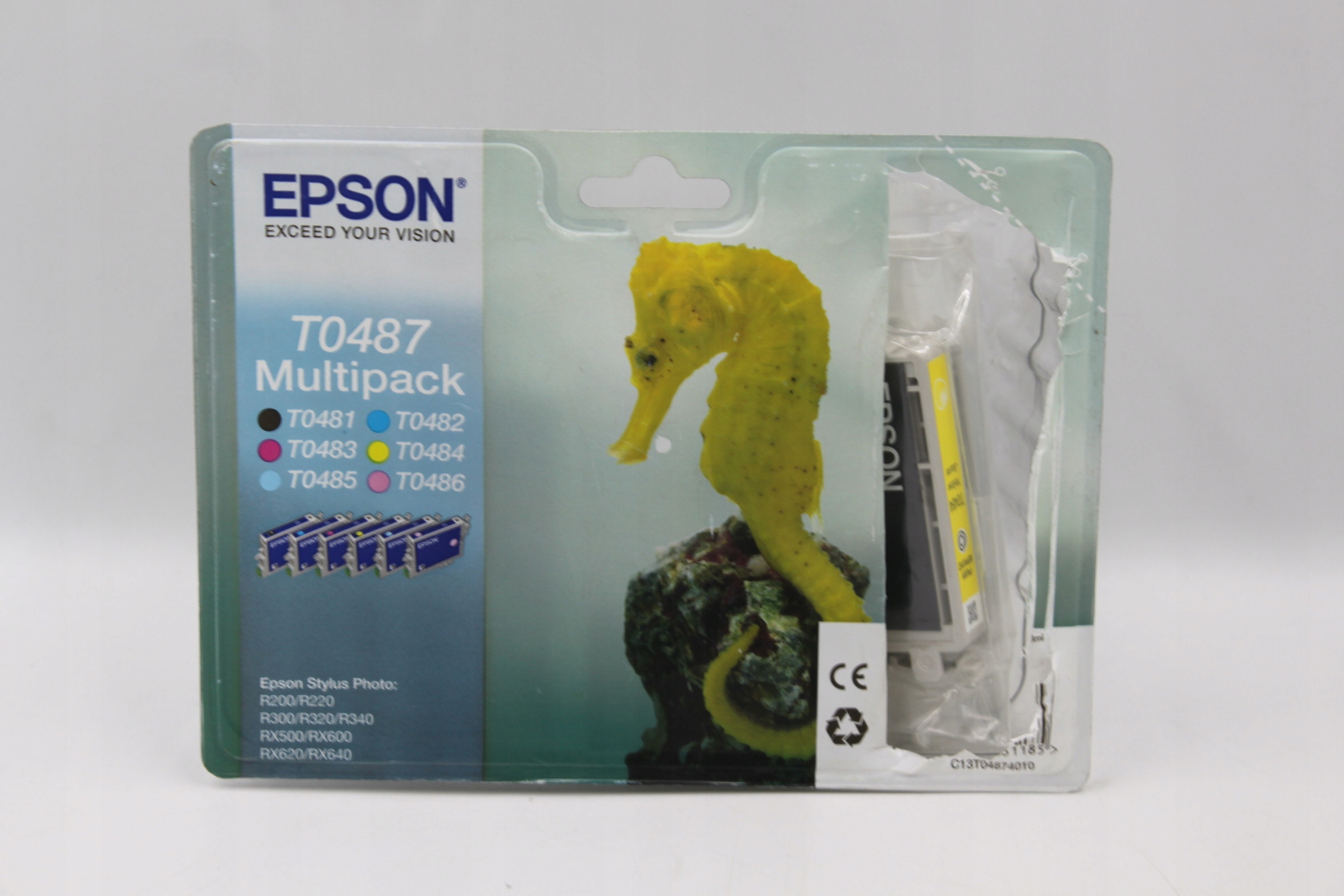 Epson T0487 C13T04874010 inkoust 6pack originál