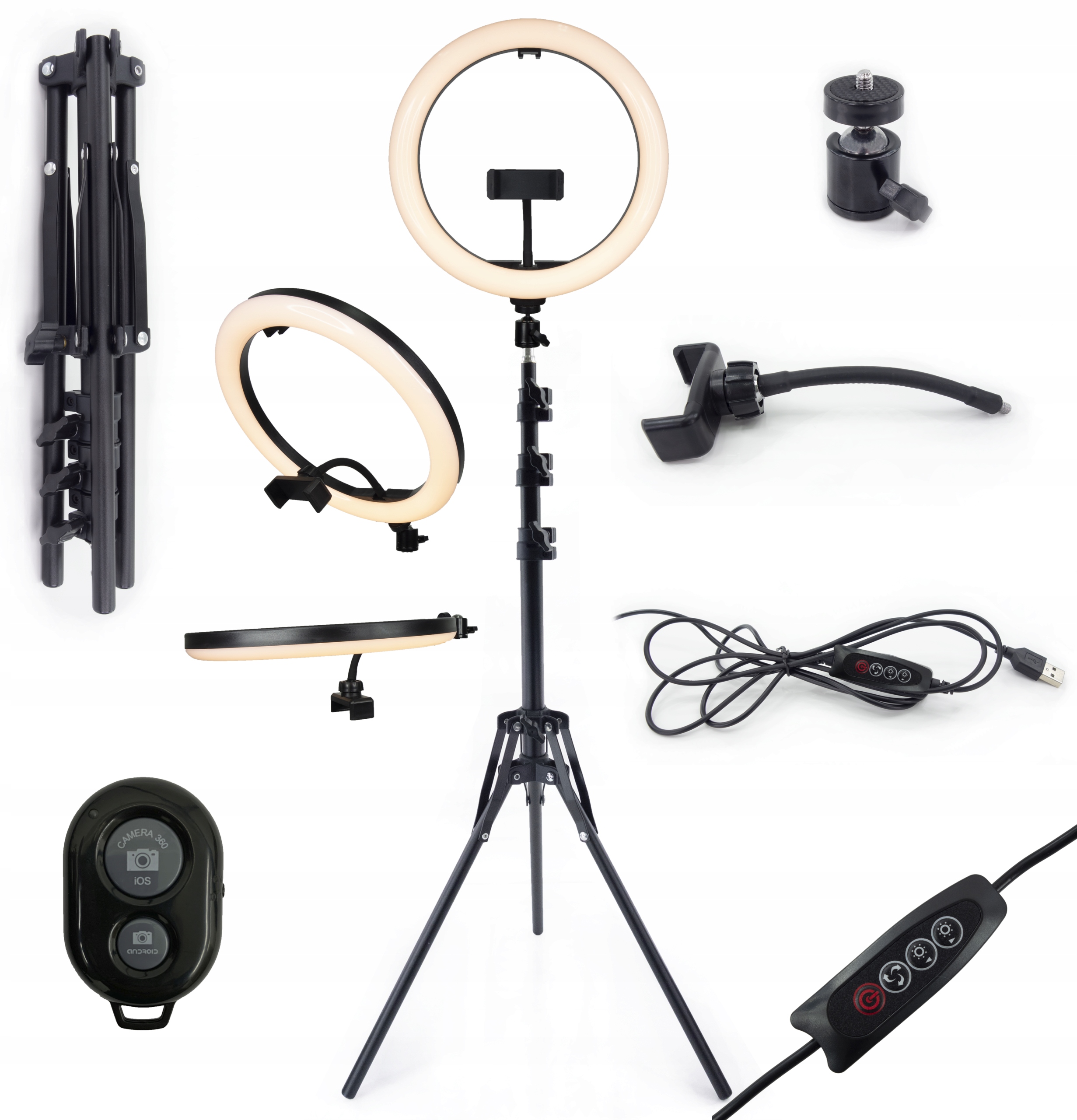 

Lampa Pierścienowa Led 30 CM Selfi Video Makijaż