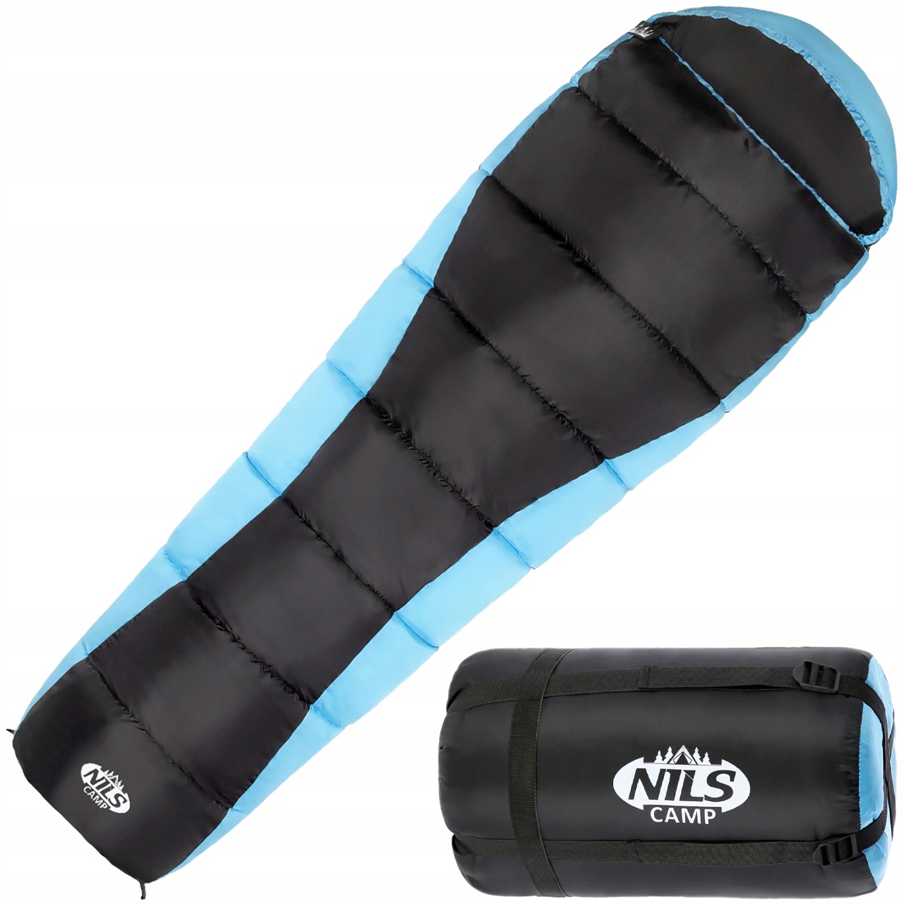 Śpiwór Turystyczny Mumia Zimowy Nils 190cm Temperatura komfortu: 0 10°C